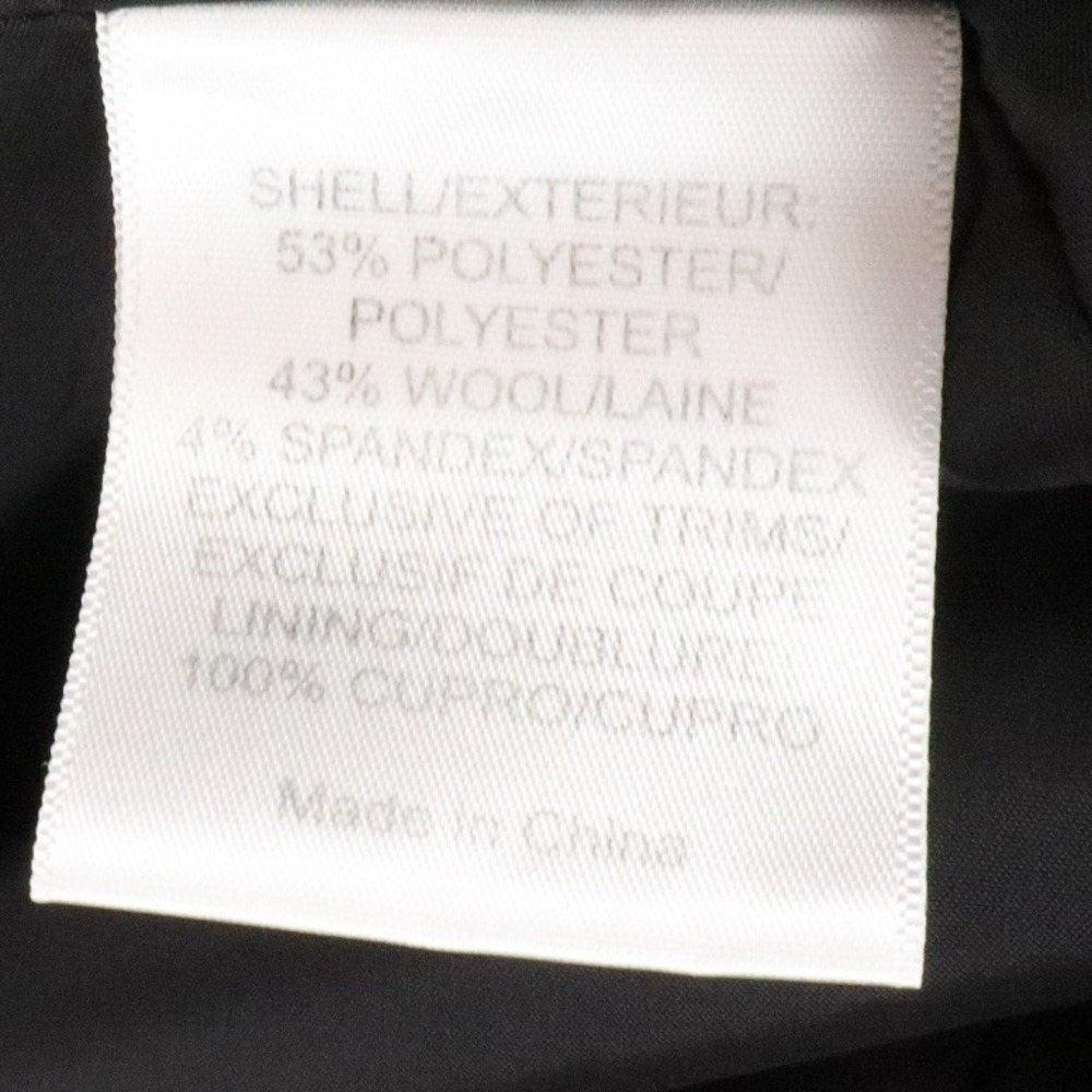 Tory Burch Satin Trim Wool Blend Sleeveless Sheath Work Cocktail Dress Black 4 - Picture 8 of 9